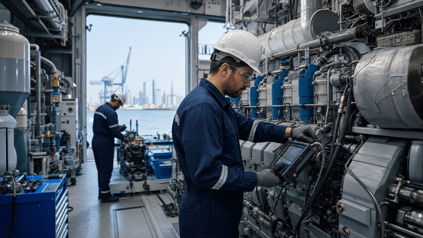 Marine Equipment Repair & Maintenance Services in Dubai, UAE.